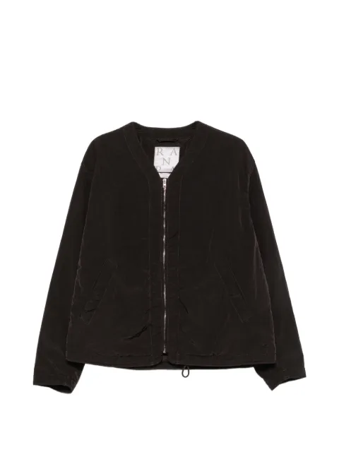 RANRA zip-up padded jacket Black AMFW26OW01132