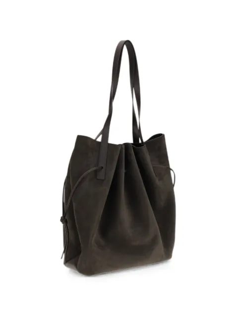 Yuzefi Scallop drawstring tote bag Brown YUZAW26HBSCTS029