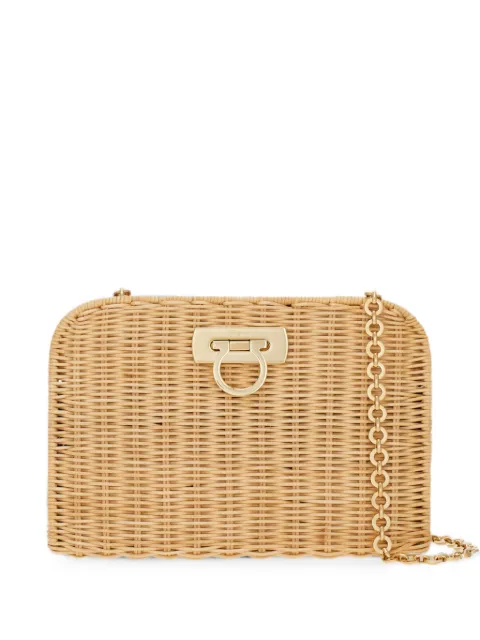Ferragamo Diana clutch S Neutrals 793860