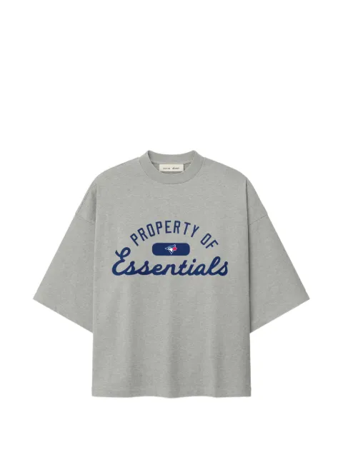 FEAR OF GOD ESSENTIALS Blue Jays Essentials logo-print T-shirt Grey RW00198