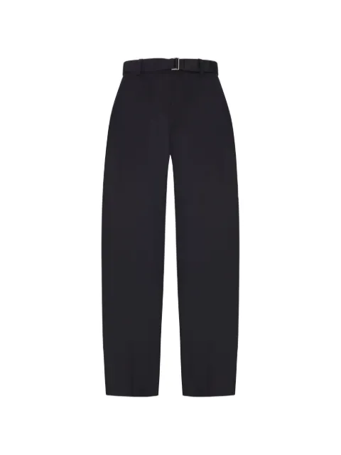sacai belted tappered trousers Black 2608572