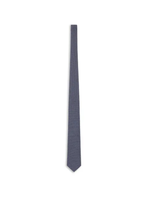 Lardini geometric-pattern silk tie Blue ACCRC7AC67126