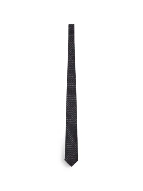 Lardini patterned silk tie Black ACCRC7AC67125