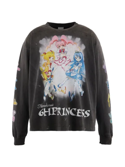 Takashi Murakami x Yuta Hosokawa Mononoke Made Superflat graphic-print T-shirt Black MTMK80000008