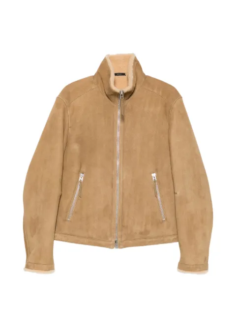 TOM FORD zip-pocket jacket Brown LBS096LMH015