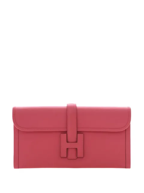 Hermès Pre-Owned 2017 Evercolor Jige Elan 29 clutch bag Pink N8TK8PLVP9WIK51C