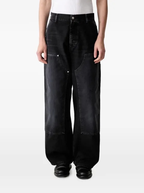 Carhartt WIP panelled cargo trousers Black I037048