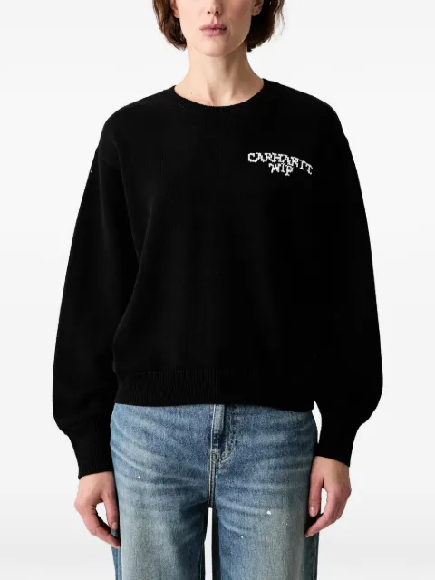 Carhartt WIP graphic-intarsia sweater Black I036850