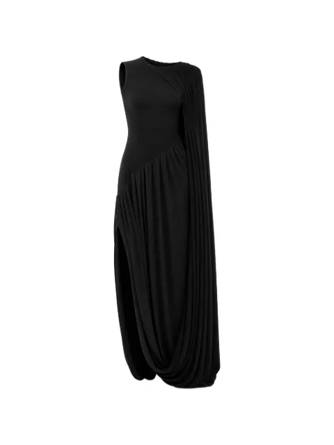 AXEL 113 Valentina draped asymmetric dress Black VALENTINADRAPEDDRESS