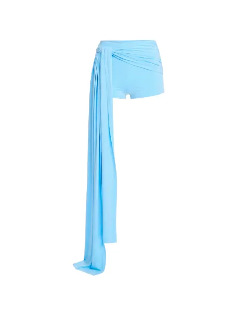 AXEL 113 Tiana draped shorts Blue TINADRAPEDMINISHORTS