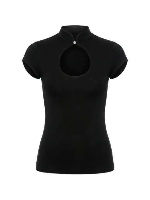 AXEL 113 Khy bcut-out T-shirt Black KHYCUTOUTTOP