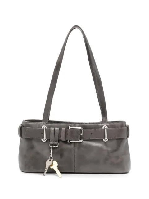 Osoi buckle-detail leather tote bag Grey 26FB05009322