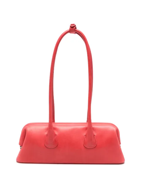 Osoi mini Boat leather tote bag Red 26FB01018323