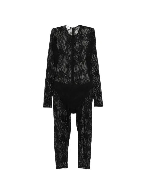 THE ANDAMANE Sheila floral-lace jumpsuit Black T200137ATJP200