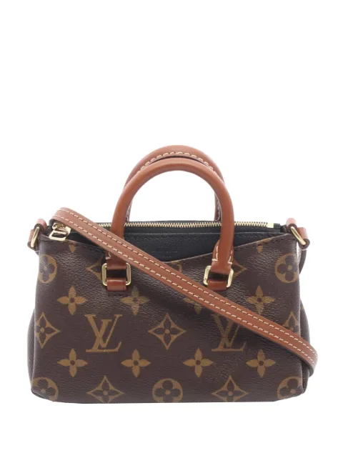 Louis Vuitton Pre-Owned 2015 Monogram Nano Pallas satchel Brown W00SPZY268BD6PW2