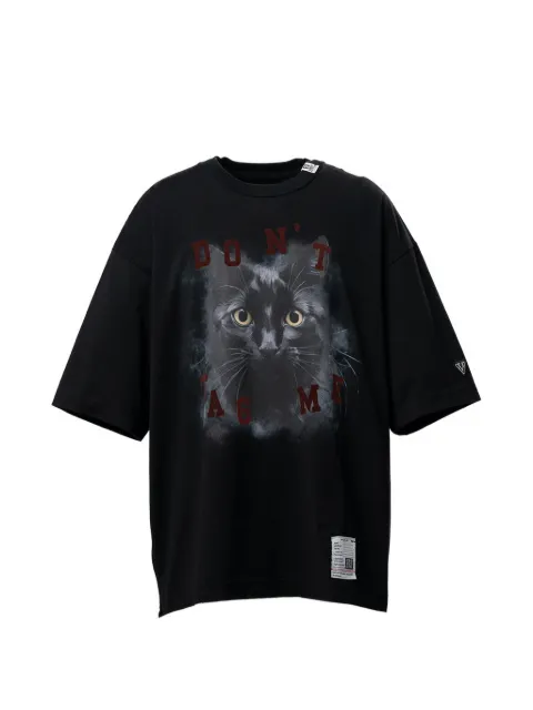 Maison MIHARA YASUHIRO cat-printed T-shirt Black J17TS823