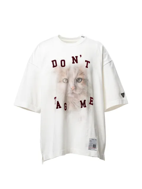 Maison MIHARA YASUHIRO cat-printed T-shirt White J17TS823