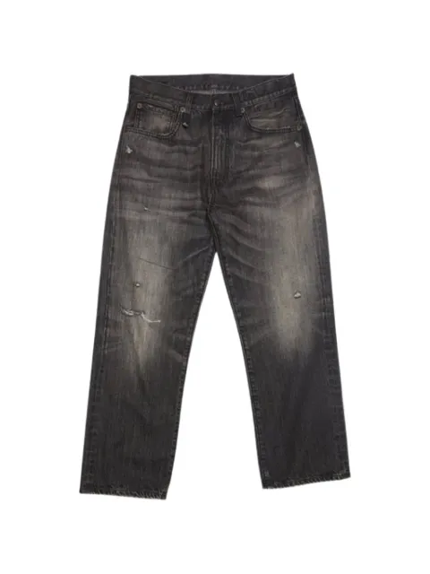 R13 X-BF distressed jeans Black R13WD211