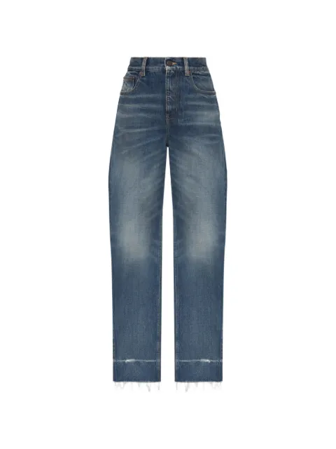 Chloé frayed-hem jeans Blue CH26ADP45159