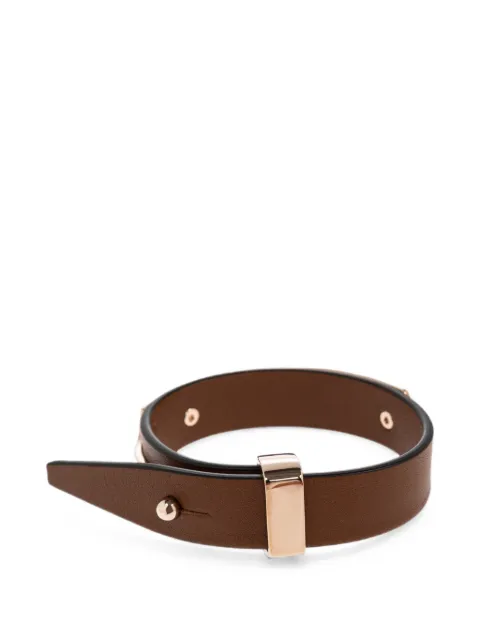 Max Mara Agiate leather bracelet Pink MXAAGIATE2624756141