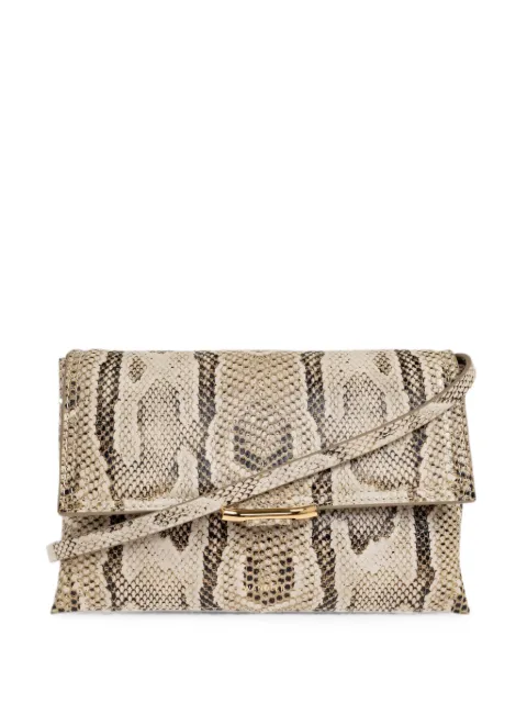 Wandler mini Ida Trio snake-effect leather crossbody Neutrals 261080001810
