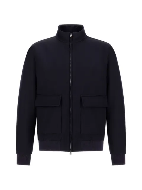 Herno high-neck zip-up jacket Blue GI000665U33186