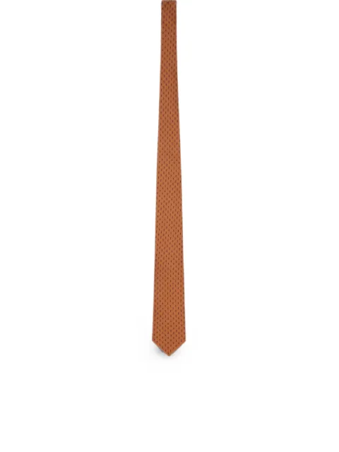 Lardini patterned silk tie Orange ACCRC7AC67125