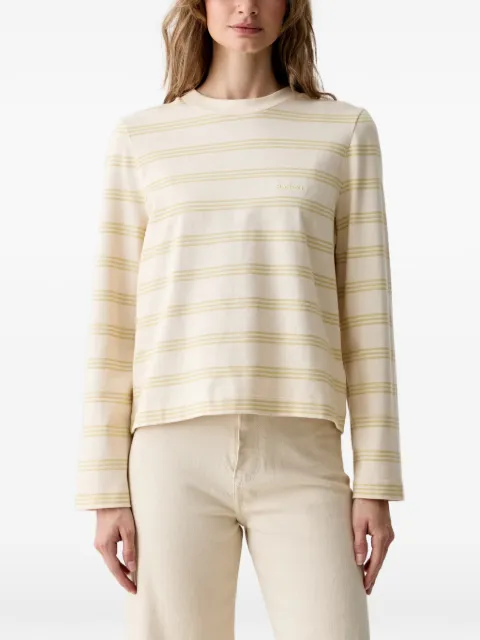 Barbour Dartmoot long-sleeve cotton T-shirt Neutrals LML0932
