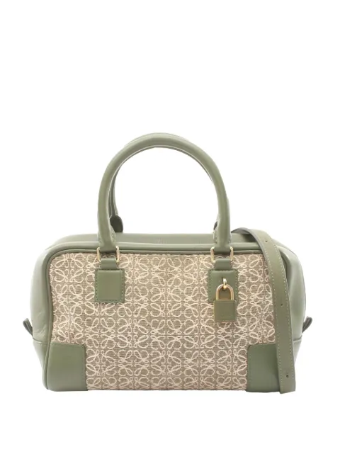Loewe Pre-Owned 2010-2026 Anagram Amazona 23 satchel Green 1ZQ42PNPGCKWF3BT