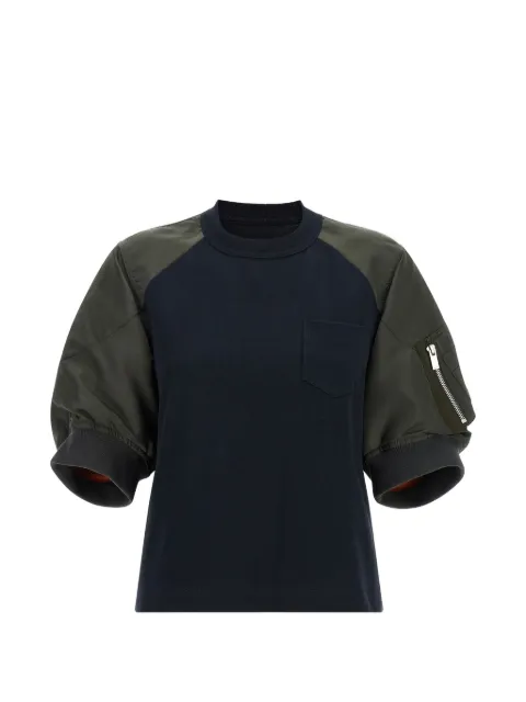sacai raglan-sleeve T-shirt Blue 2608624233