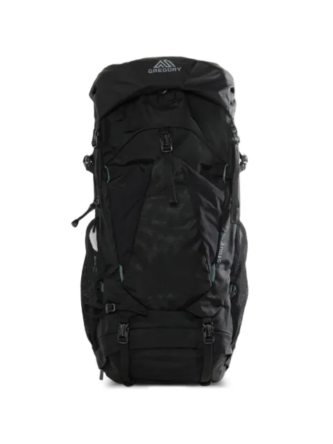 GREGORY Stout buckle-fastening mesh-panel backpack Black 149375