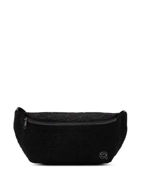 Karl Lagerfeld logo-embossed belt bag Black B3M30253999