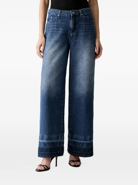 Karl Lagerfeld faded wide-leg jeans Blue B3W10093D24