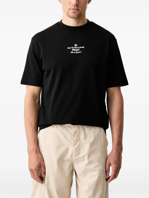 Karl Lagerfeld Rue St-Guillaume T-shirt Black KL260027990