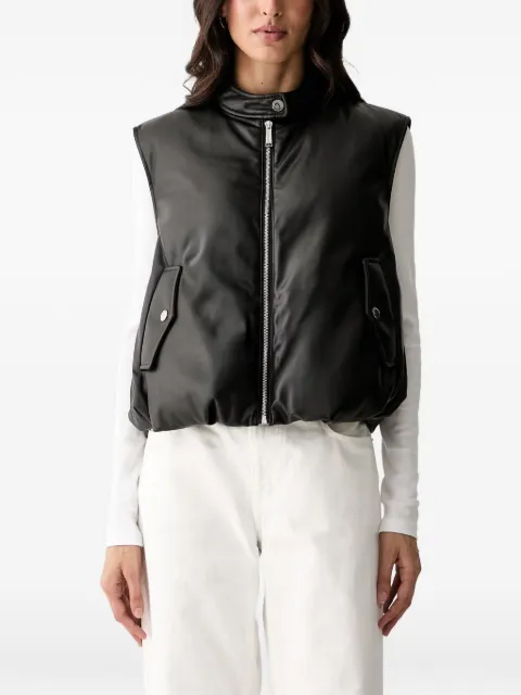 Karl Lagerfeld high-neck padded gilet Black B3W14009999