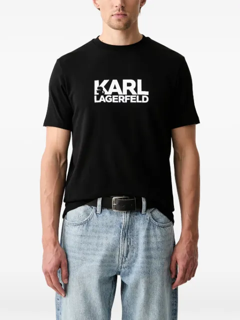 Karl Lagerfeld logo-print T-shirt Black 755780500235