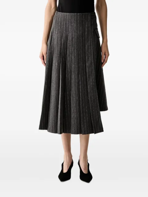 Karl Lagerfeld pinstripe asymmetric skirt Grey B3W12020255