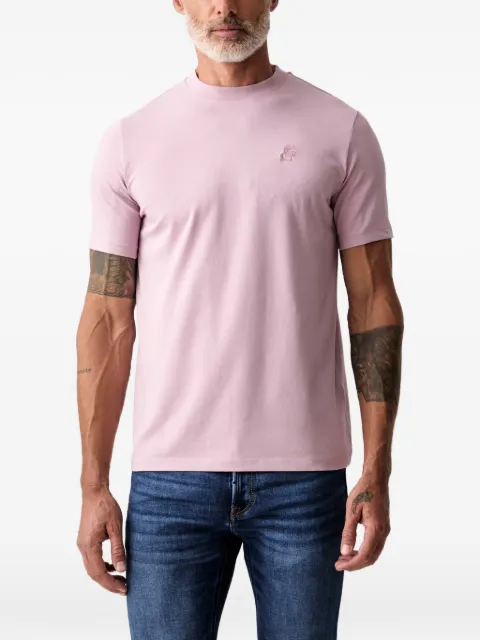Karl Lagerfeld embroidered-logo T-shirt Pink 755750563221