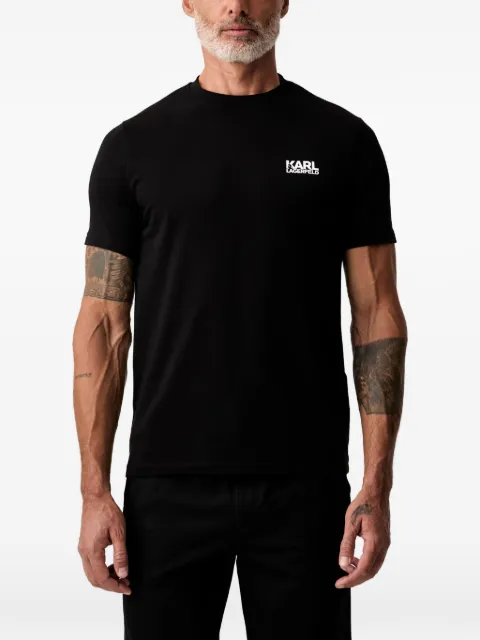 Karl Lagerfeld logo-print T-shirt Black 755781563235