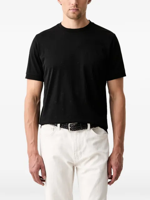 Karl Lagerfeld monogram-print T-shirt Black 755001563200