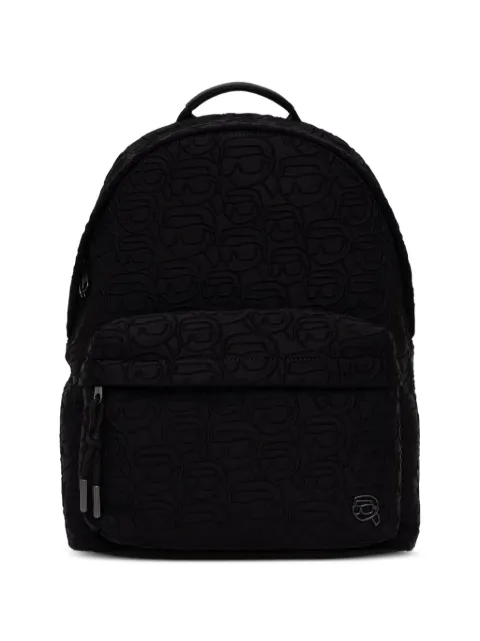 Karl Lagerfeld Ikonik-monogram backpack Black B3M30247999