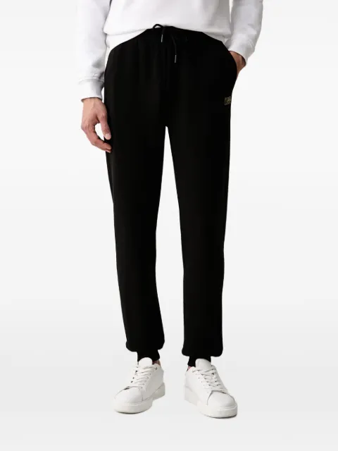 Karl Lagerfeld logo-print drawstring track pants Black 705782563917