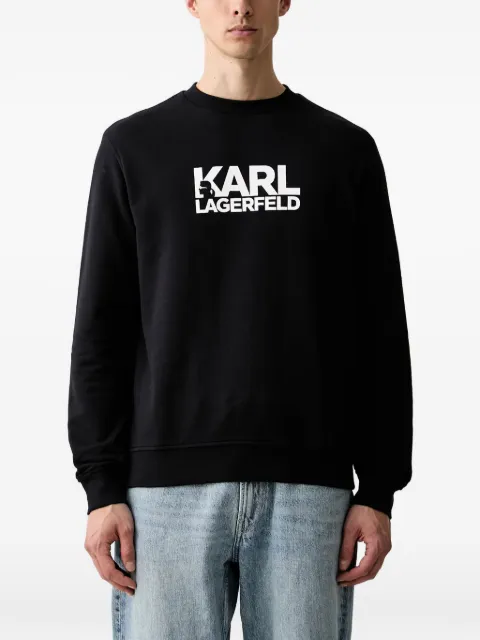 Karl Lagerfeld logo-print sweatshirt Black 705780563917