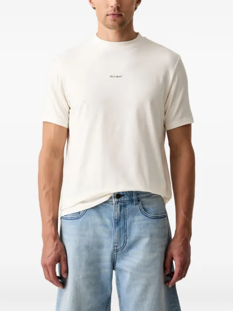 Karl Lagerfeld logo-print short-sleeve T-shirt Neutrals 755037563221