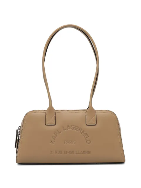 Karl Lagerfeld perforated-logo tote bag Neutrals B3W300912OV