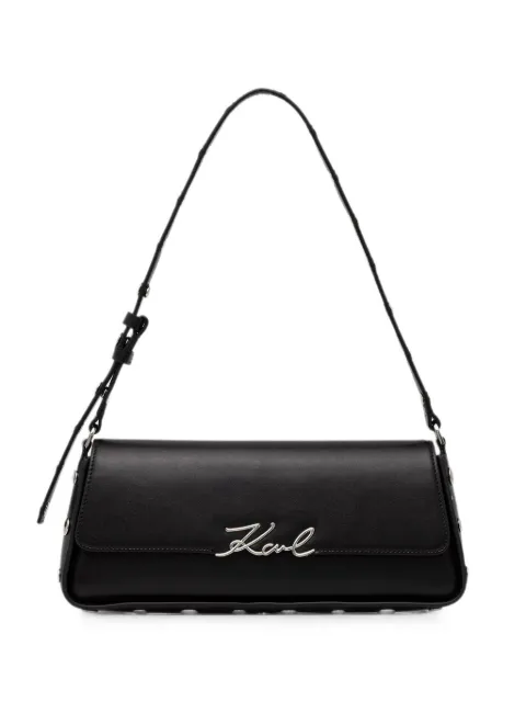 Karl Lagerfeld K/Signature elongated shoulder bag Black B3W300231RC