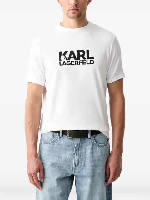 Karl Lagerfeld logo-print T-shirt White 755780500235