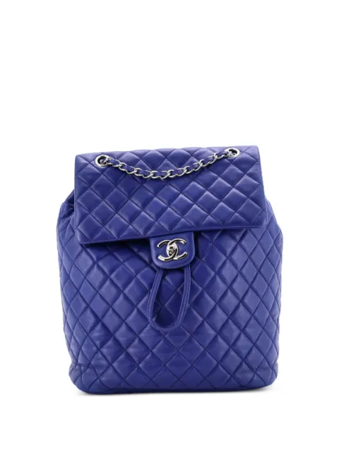 CHANEL Pre-Owned Urban Spirit Quilted Leather Small backpack Blue F0MEK56ID3Z7WO7B