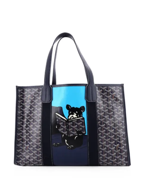 Goyard Pre-Owned Villette Printed Coated Canvas MM tote bag Blue EW8JPQQOHNMTI6ZN