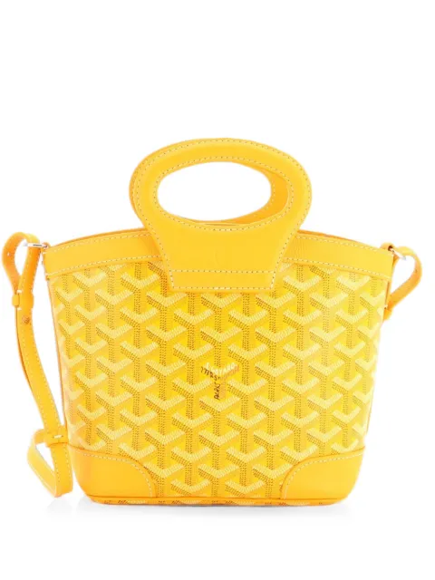 Goyard Pre-Owned Beluga Bag Coated Canvas Mini tote bag Yellow SQYI7291WVGRL6DR